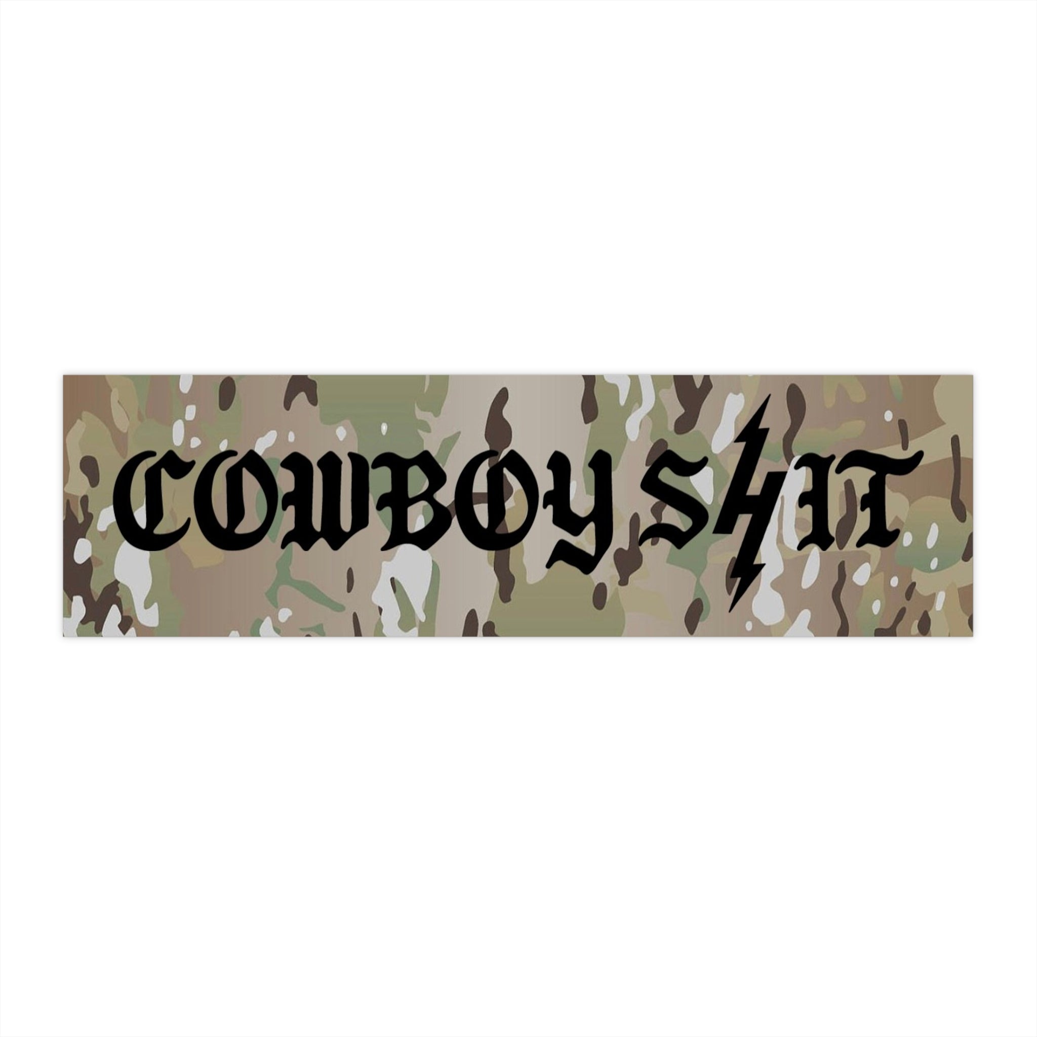 Cowboy Shit Bumper Sticker
