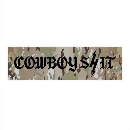 Cowboy Shit Bumper Sticker