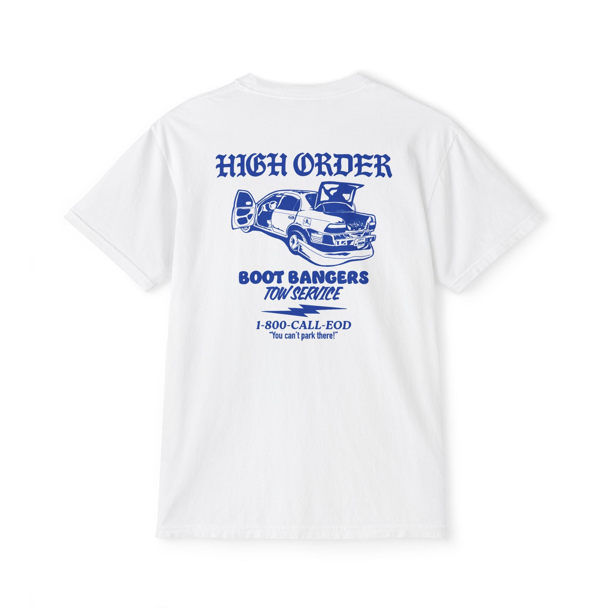 Boot Bangers Pocket Tee - White