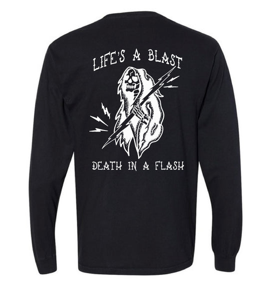 **PRE-ORDER** LIFE'S A BLAST Long Sleeved Tee