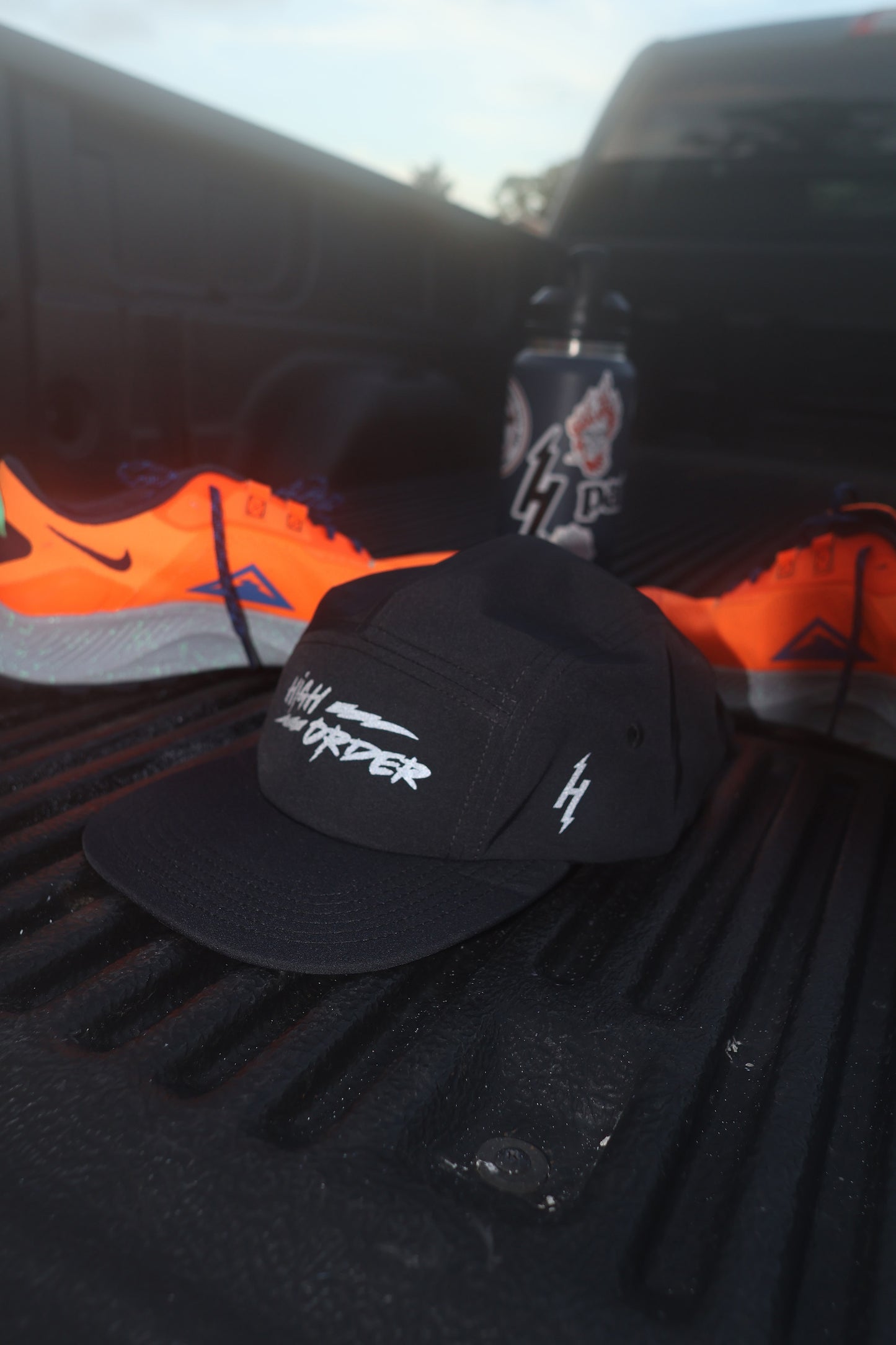 Logo running cap-black/reflective