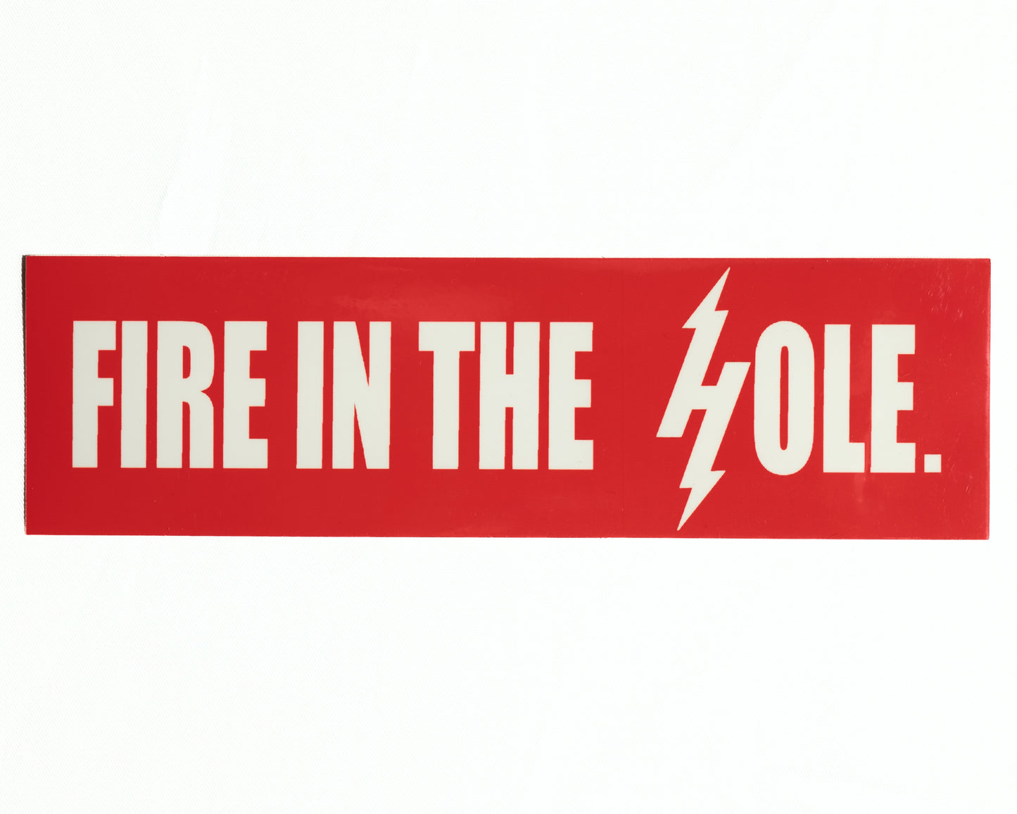 "Fire in the Hole" decal